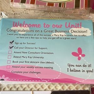 New Mary Kay 32 mailing Post cards Welcome to our unit